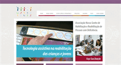 Desktop Screenshot of nossosonho.org.br