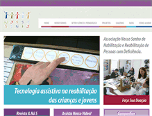 Tablet Screenshot of nossosonho.org.br